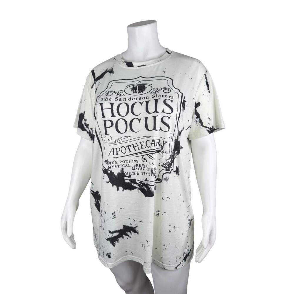 Hocus Pocus Apothecary The Sanderson Sisters Bleached T-Shirt Sz. 2XL